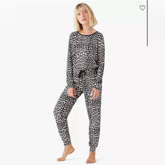 Kate Spade Animal Print Loungewear Jumpsuit Size XL. NWT - Picture 2 of 13
